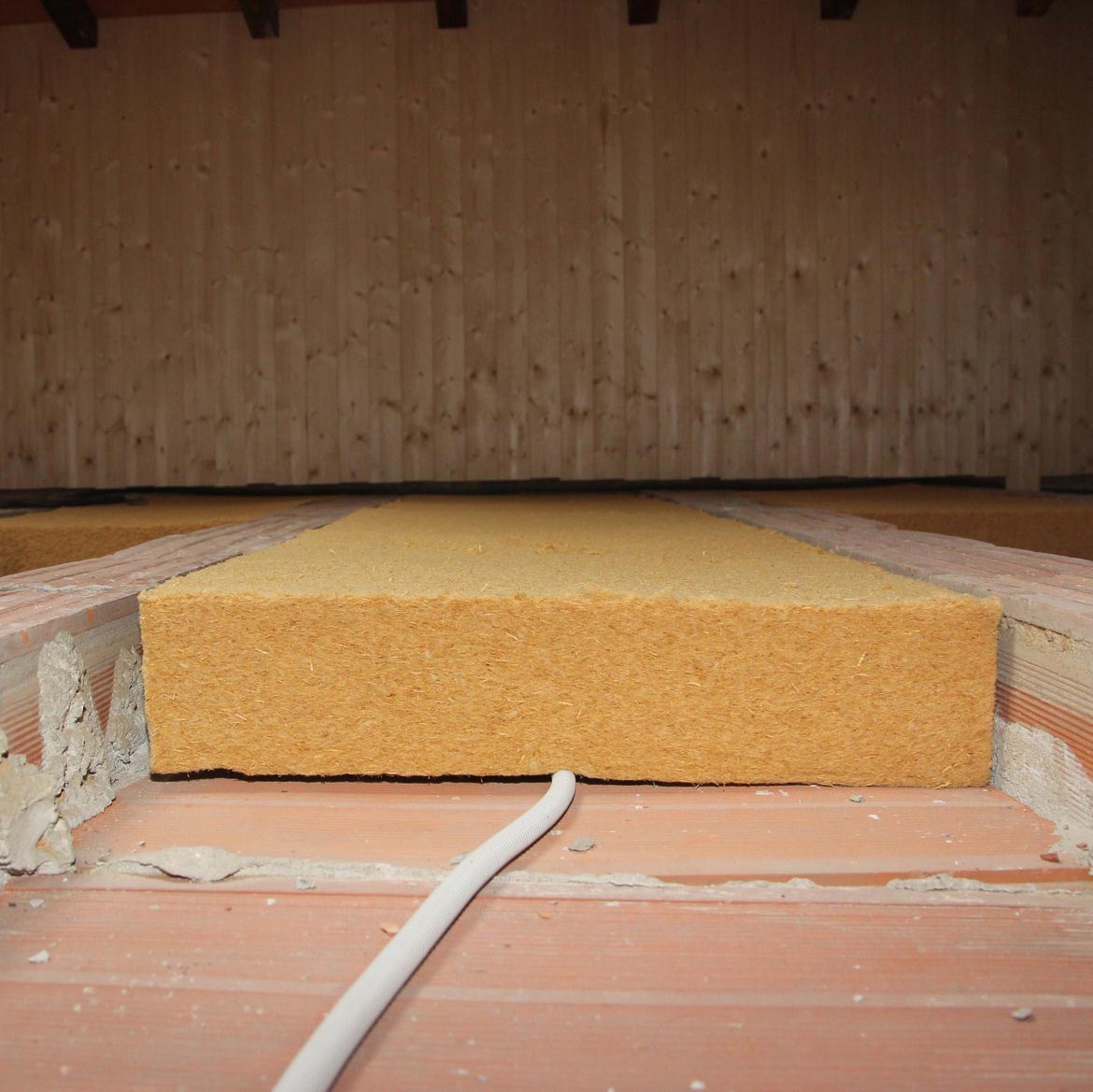 Isolamento in legno flessibile FiberTherm Flex per isolamento solaio