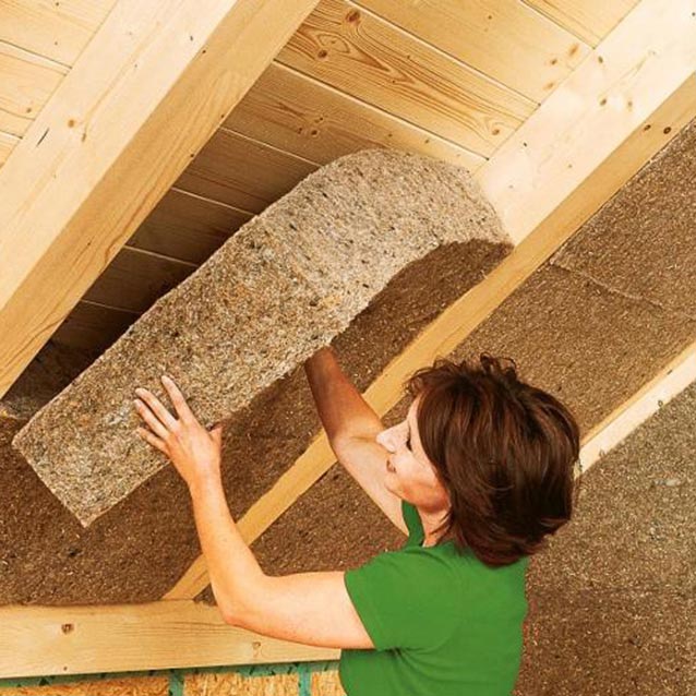 Isolamento in legno flessibile FiberTherm Flex per sottotetto