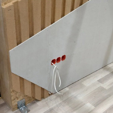 Isolamento in legno FiberTherm Install per livelli di installazione a parete