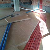 Massetto a secco con isolamento in legno FiberTherm
